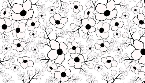 White Flowers Seamless Pattern Svg Graphic By Aneisspiaf · Creative Fabrica