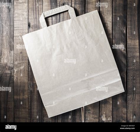 Blank Paper Bag Stock Photo Alamy