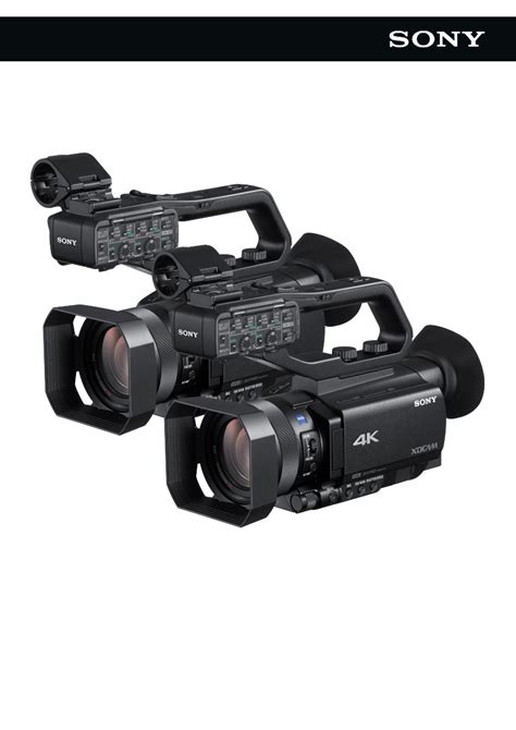 Sony PXW-Z90 Digital Camera Simple live streaming quick manual PDF View ...