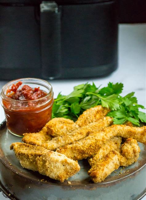 Paleo And Keto Air Fryer Chicken Tenders Nut Free Egg Free Dairy Free