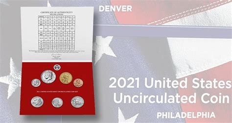 Launch begins for 2021 Uncirculated Coin set