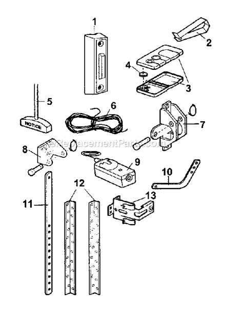 Craftsman 3 4 Hp Garage Door Opener Parts List - Bios Pics