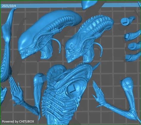 Alien Xenomorph Statue Stl File For 3d Print