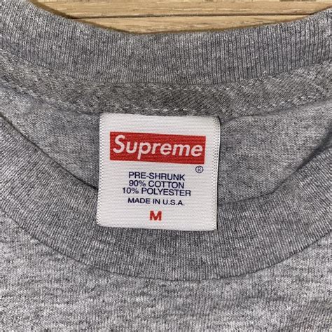 Supreme Gonz Logo Tee Heather Grey Bought From Depop