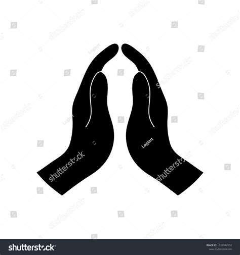 High Five Silhouette Vector Design Illustration Stock Vector (Royalty ...