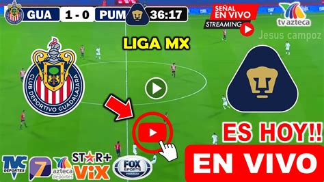 Chivas Vs Pumas En Vivo Donde Ver A Que Hora Juega Chivas De