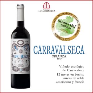 Carravalseca Crianza Gold Medal Mundus Vini Biofach