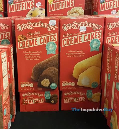 Spotted On Shelves Otis Spunkmeyer Creme Cakes Loaf Cakes Muffins
