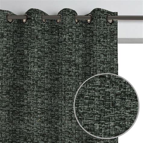 Wiley Textured Woven Tweed Burlap Boucle Unlined Curtain Panel — Shop Decorator