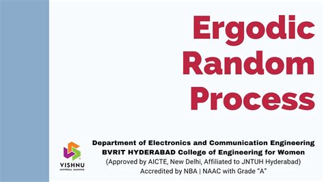 Ergodic Random Process Probability Theory Stochastic Processes