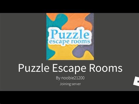 Puzzle Escape Rooms Roblox Speed Run Tutorial Youtube