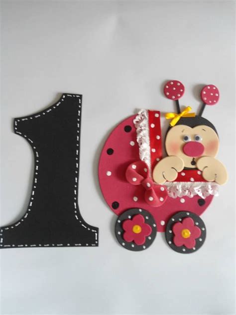 Números Decora con foami platillas y moldes incluidos Manualidades