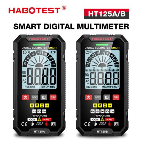 Habotest Ht Smart Digital Multimeter V Ac Dc Voltmeter