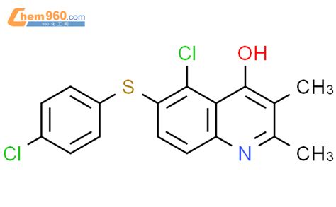 875774 72 4 4 QUINOLINOL 5 CHLORO 6 4 CHLOROPHENYL THIO 2 3