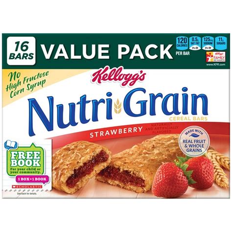 Kellogg S Nutri Grain Strawberry Cereal Bars 1 3 Oz Delivery Or Pickup Near Me Instacart