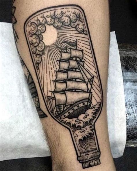 Tatuagem de Barco e Navio Significado 20 Ideias Incríveis para se