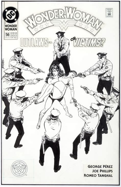 Original Comic Artcovers George Perez Wonder Woman Image 1