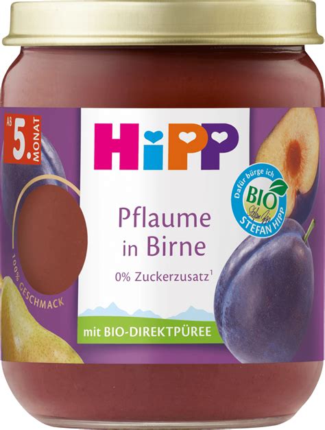 Hipp Früchte Premium Pflaume in Birne ab 5 Monat 160 g dauerhaft