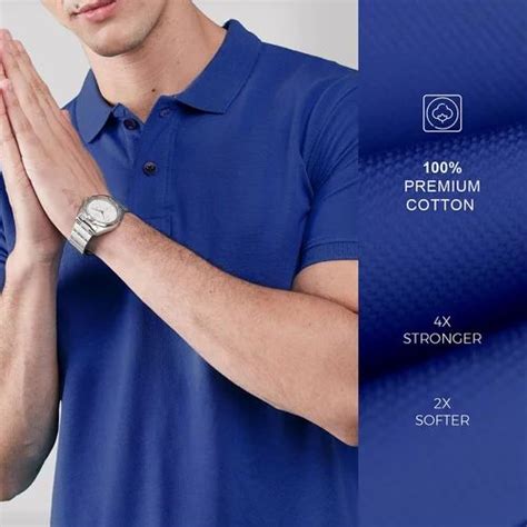 Royal Blue Solid Polo At Rs 699 00 Polo T Shirt Id 2852148990148