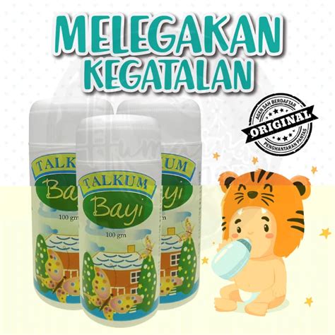 Untuk Kulit Gatal And Ruam Bayi Talkum Bayi Sesuai Untuk Ekzema Ruam