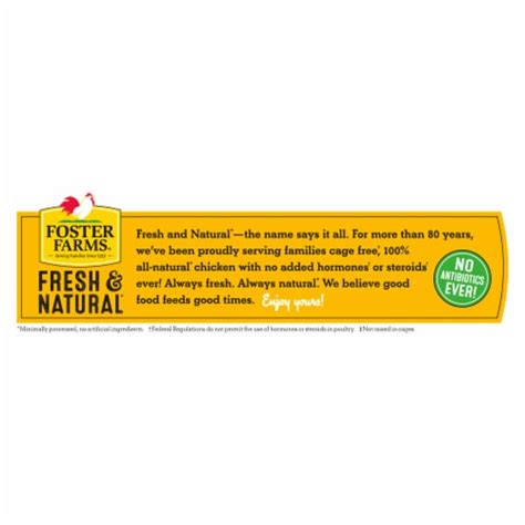 Foster Farms Fresh And Natural Chicken Wings 1 Pk Frys Food Stores