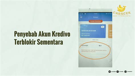 Akun Kredivo Terblokir Sementara Ini Sebab Dan Cara Mengatasinya