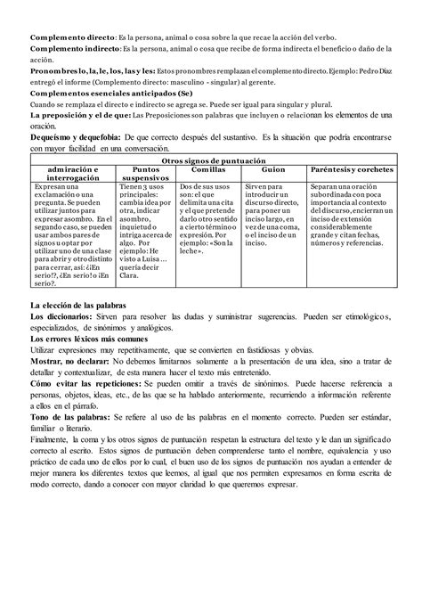 Tipos De Coma Pdf