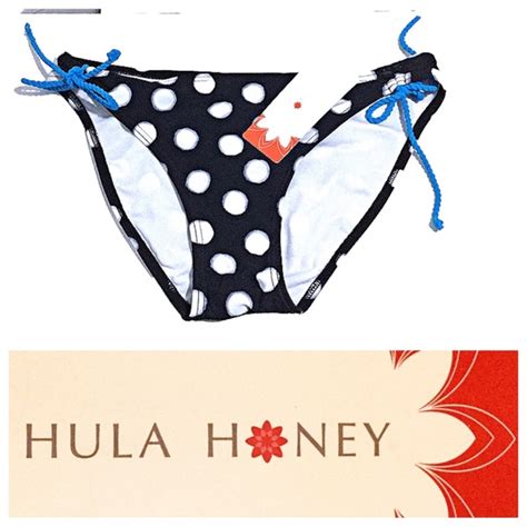 Hula Honey Swim Nwt42hula Honey Polka Dot Bikini Btm M Poshmark