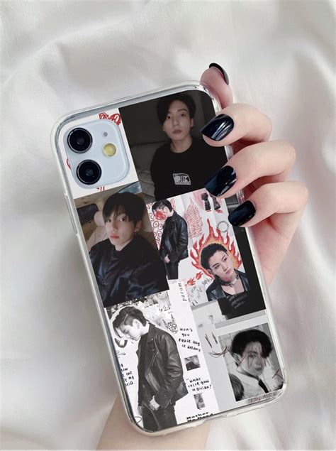 Jungkook Phone Case BTS Dark Aesthetic Kpop JK Etsy