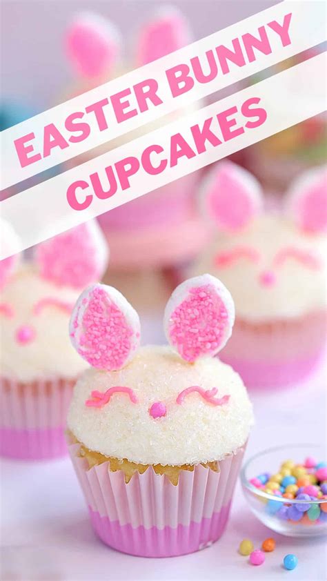 Easter Bunny Cupcakes SugarHero