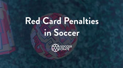 Red Card in Soccer | Soccercrate