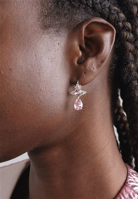 Vivienne Westwood Ismene Drop Earrings Oorbellen Pink Roze Zalando Nl