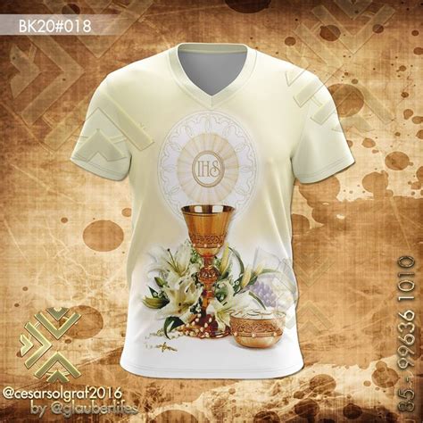 Primeira Eucaristia Camisetas Crist S Camisetas Ideias De Decora O