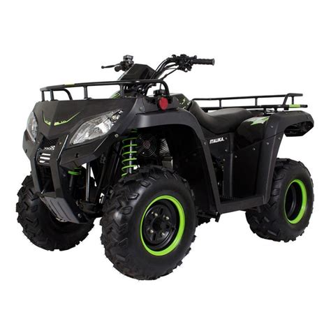 Cuatrimoto Italika Atv250 Negro Con Verde
