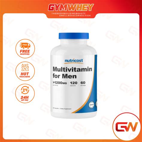 Nutricost Multivitamin For Men 120 viên GymWhey Shop