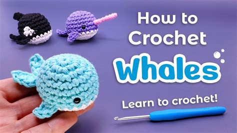 How To Crochet Whales Beginner Amigurumi Pattern Learn To Crochet