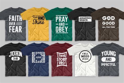 Christian T Shirt Designs Bundle 219 Trendy Religion T Shirt Design