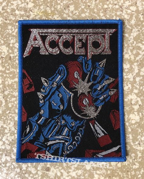 Accept Balls To The Wall Woven Patch Tshirtslayer Tshirt And