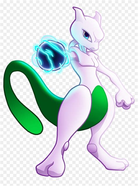 Shiny Mewtwo By Artistaladdin-d9a203c ] - Mewtwo - Free Transparent PNG ...