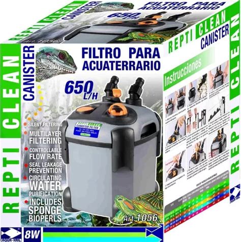 Filtro Canister Canasta Acuario Acuaterrario L H