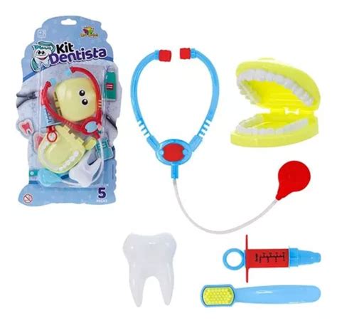 Brinquedo Maleta Kit Dentista Infantil Pe As