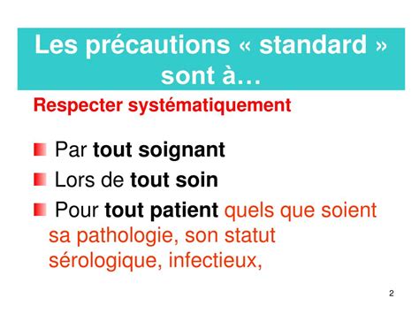 Ppt Les Precautions « Standard Powerpoint Presentation Free