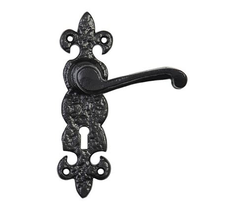 Kirkpatrick Black Antique Malleable Iron Lever Handle AB2450 Sold In