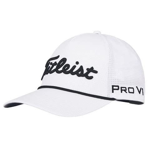 Apparel Apparel Accessories Headwear Titleist Mens Tour Rope Hat