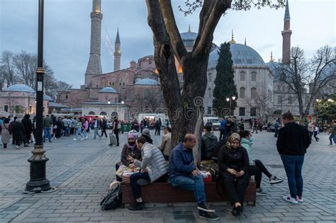 Muslim Worshipers Break Their Fast And Having Iftar In Sultanahmet