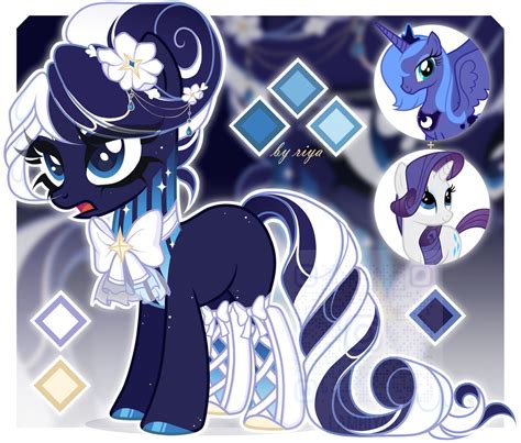 Princess Luna Rarity Fusion Pony Adopt Closed By Iamriyaa On Deviantart