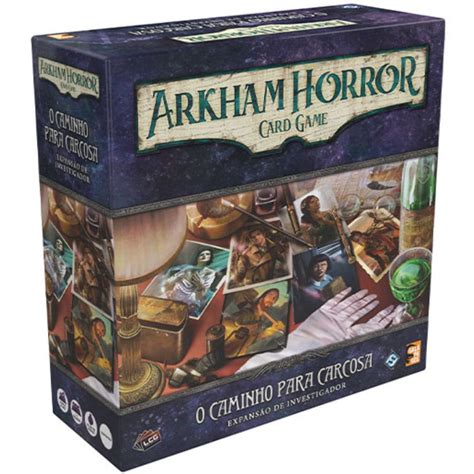 Arkham Horror Card Game O Caminho para Carcosa Expansão Jogo de Tabuleiro