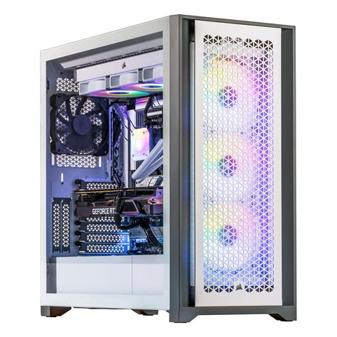 Velztorm White Aciex 3D Custom Built Gaming Desktop PC AMD Ryzen 9