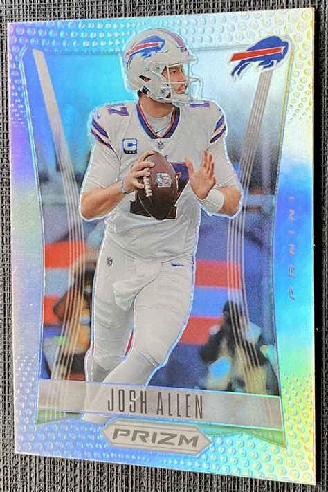 2022 Josh Allen Panini Prizm Flashbacks Silver Buffalo Bills Pf 6