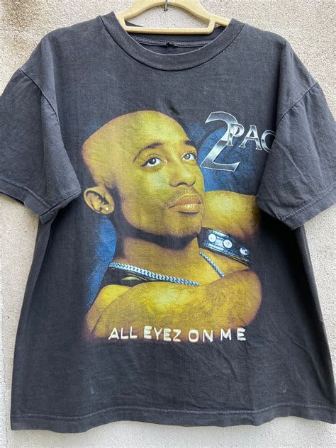 Vintage S Tupac Rap Shirt All Eyes On Me Pac T Shirt Size Etsy